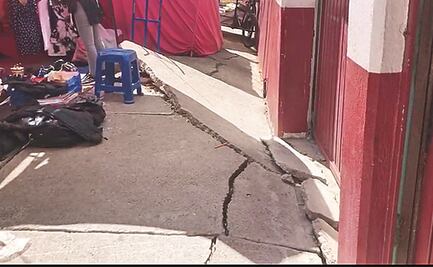 Abre secundaria dañada por sismo