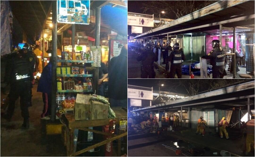 Fotos tomadas de Twitter @SeGobCDMX