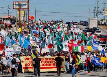 “América es nada sin inmigrantes”; protestas masivas en Atlanta contra políticas de migración de Trump