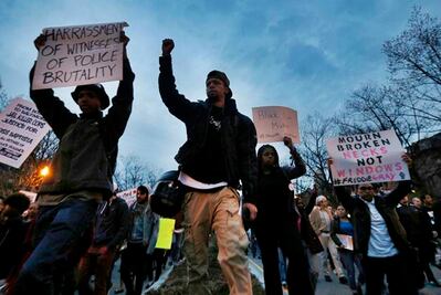 Disturbios, también en NY