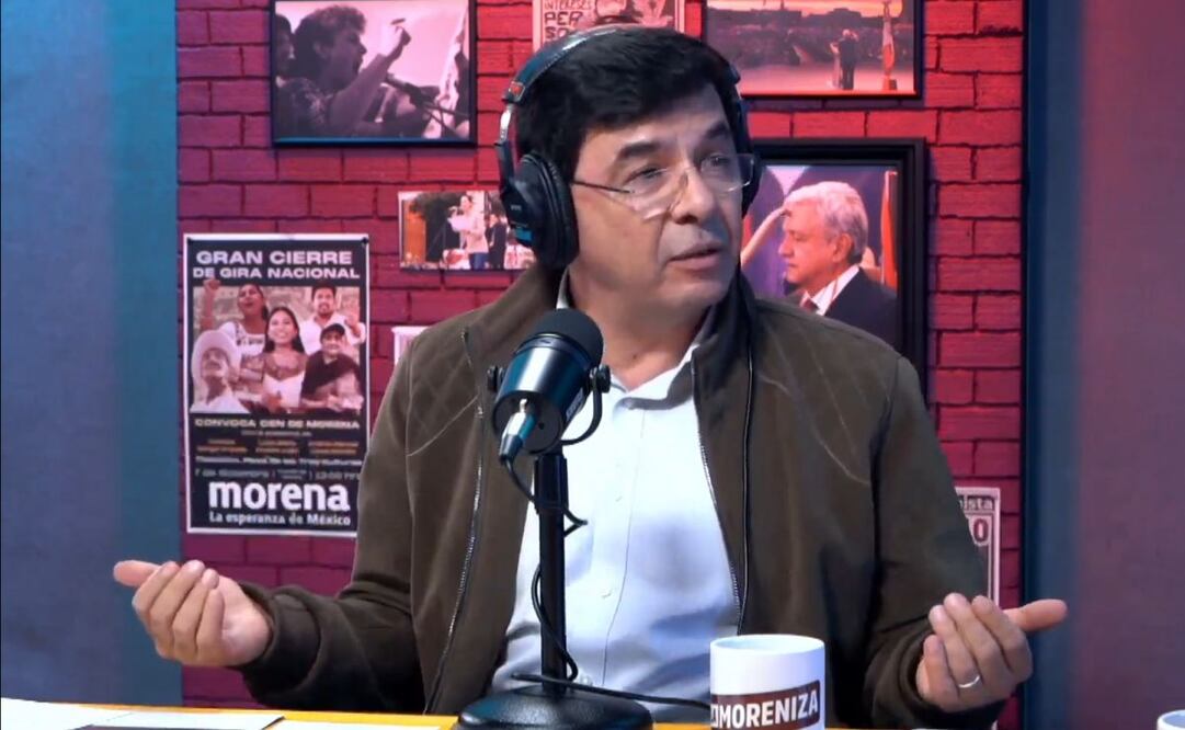 Jesús Ramírez Cuevas en el podcast “La Moreniza”. Foto: Especial
