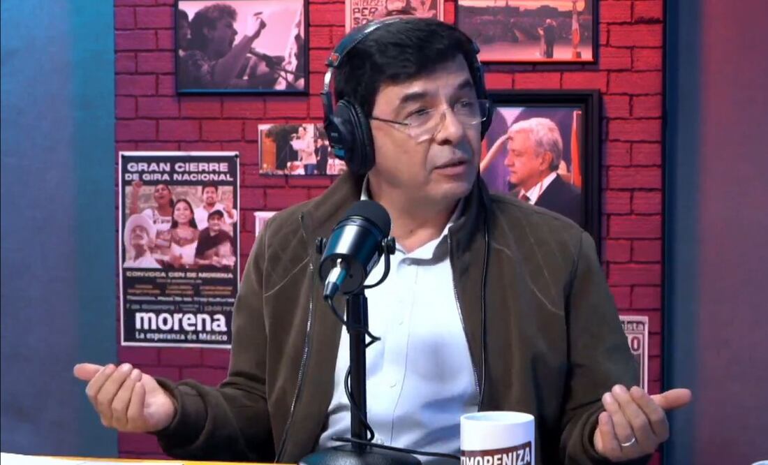 Jesús Ramírez Cuevas en el podcast “La Moreniza”. Foto: Especial