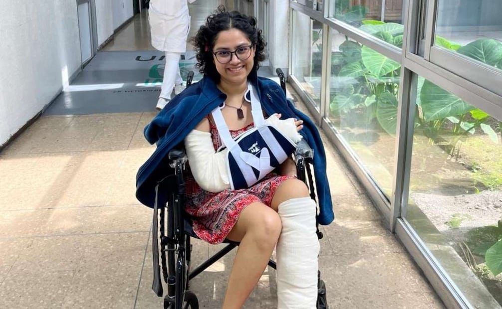 Mariana Dávalos Carmona, de 23 años, fue diagnosticada en el 2023 con cáncer sarcoma sinovial monofásico grado tres (28/05/2026). Foto: Cortesía Mariana Dávalos