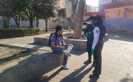 Con altavoces, policías piden no salir ante emergencia por Covid-19 en Oaxaca 