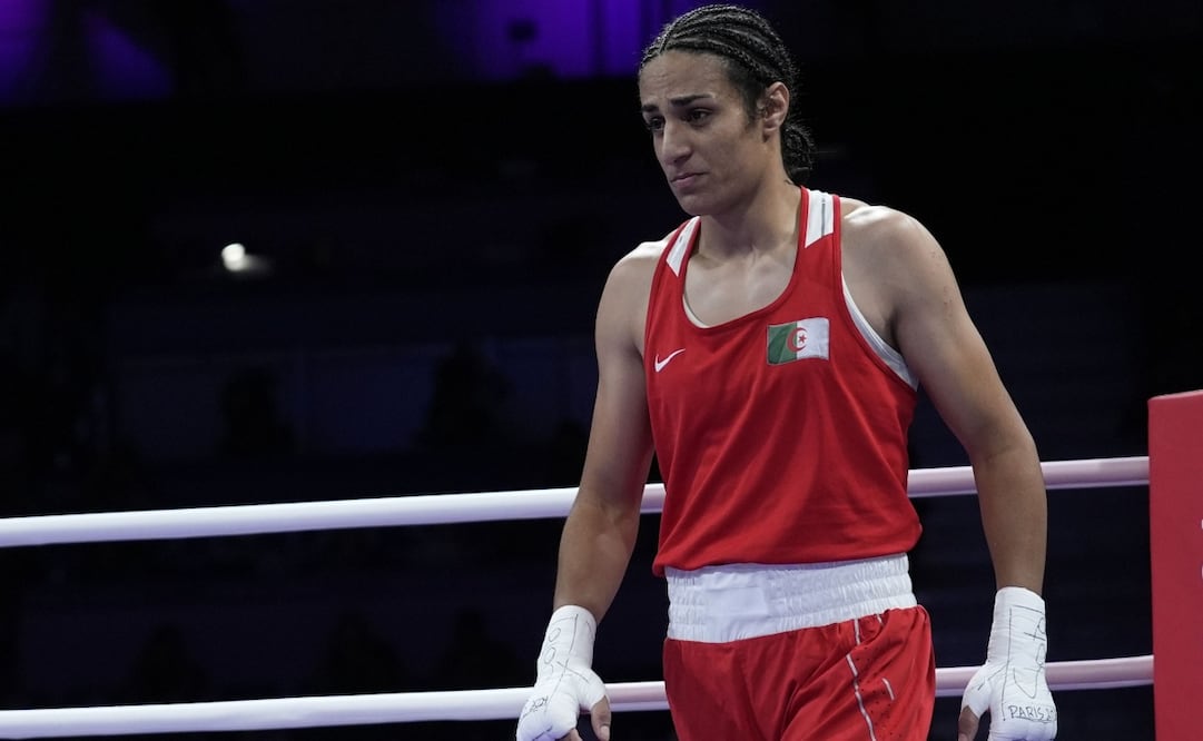 Imane Khelif en Paris 2024. Foto AFP