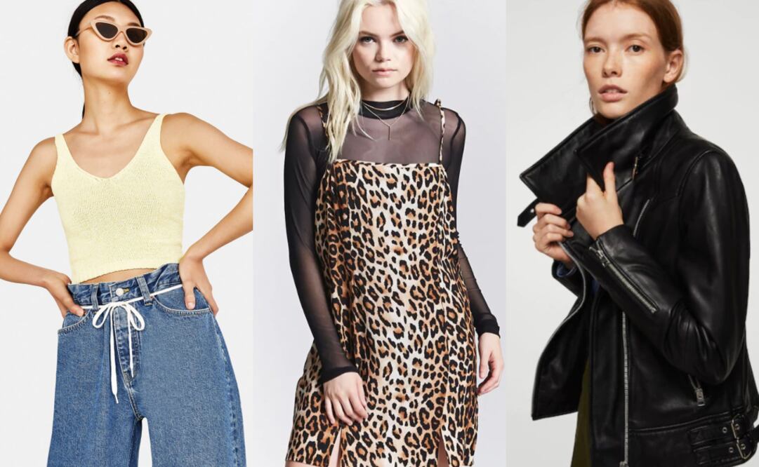 Añade a tu armario las prendas que siempre soñaste tener. Foto: Cortesía Bershka/Forever 21/Mango