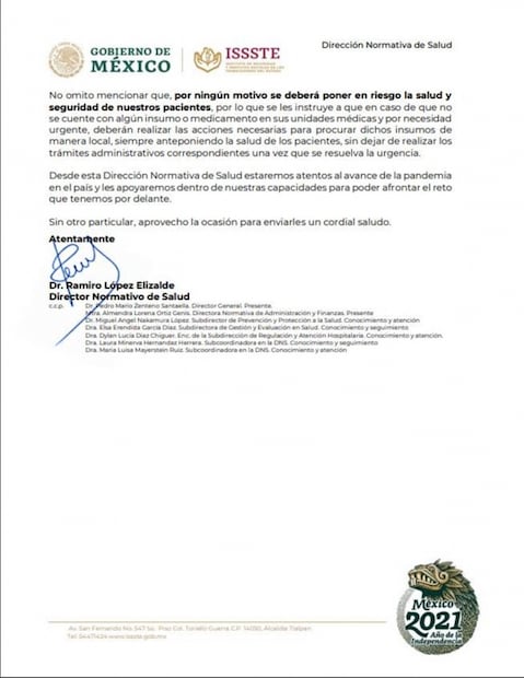 ISSSTE llama a su personal a prepararse ante cuarta ola de Covid-19