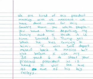 Mexicano arrestado por amenazar con matar a Trump no escribió carta; cayó en una trampa, indica CNN