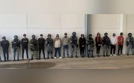 Detienen a pareja e hija de "Tío Lako", jefe regional del CJNG en Michoacán; detienen a otros nueve integrantes del cártel