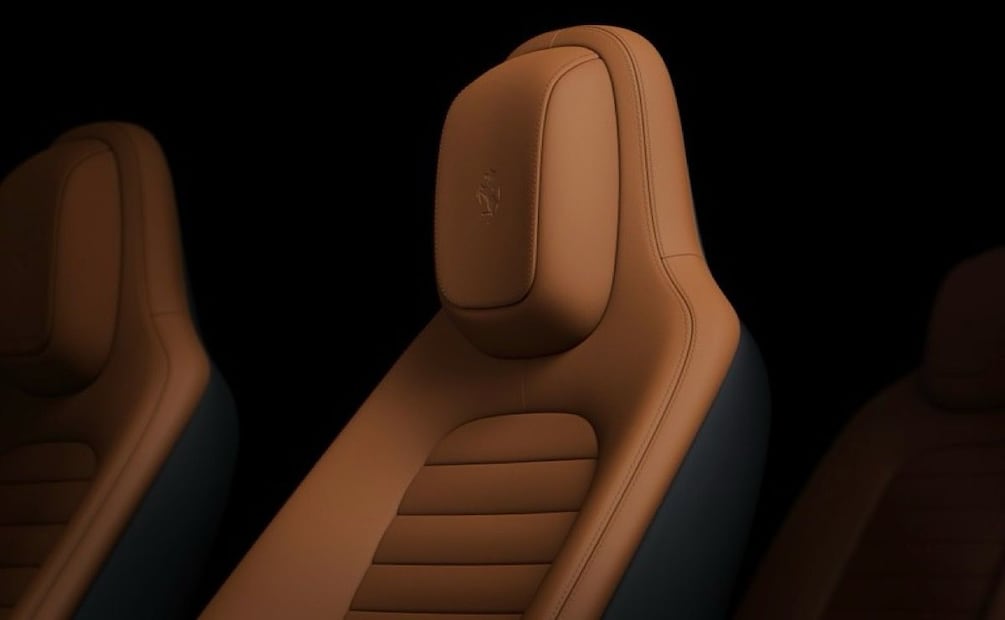 Los asientos están diseñados para la máxima comodidad de los usuarios. Foto: Ferrari