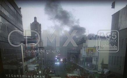 Reportan incendio en Plaza TechnoPark en Centro Histórico