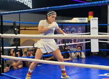 Alana Flores acepta que boxear es difícil; Sebastián Cáceres estará en Supernova para apoyarla