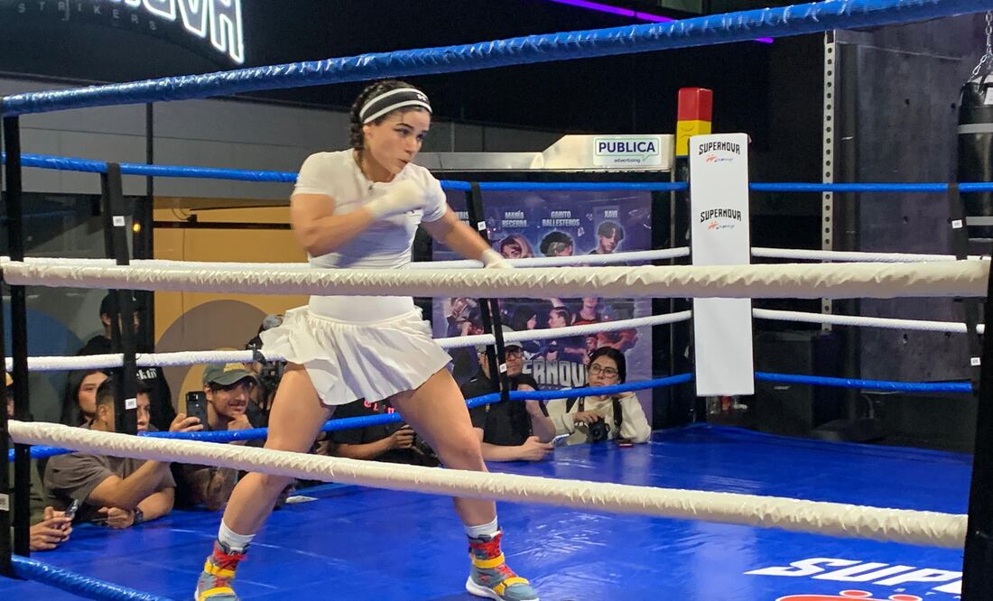 Alana Flores acepta que boxear es difícil - Foto: Edgar Enríquez/EL UNIVERSAL