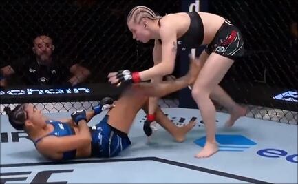 VIDEO: Peleadora sufre escalofriante lesión tras ser derribada por su rival en UFC Vegas 77