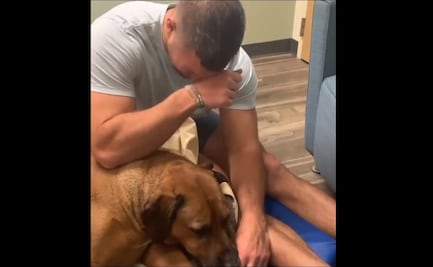 Exjugador de la NFL comparte emotivo video con su mascota