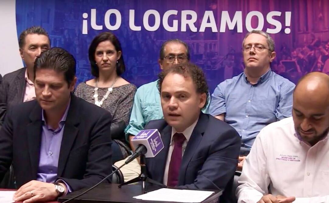 Miguel Salmon del Real, secretario de Cultura de Morelia, resaltó el impulso que a Morelia le dio el nombramiento de Ciudad creativa de la UNESCO. FOTO: Notimex.