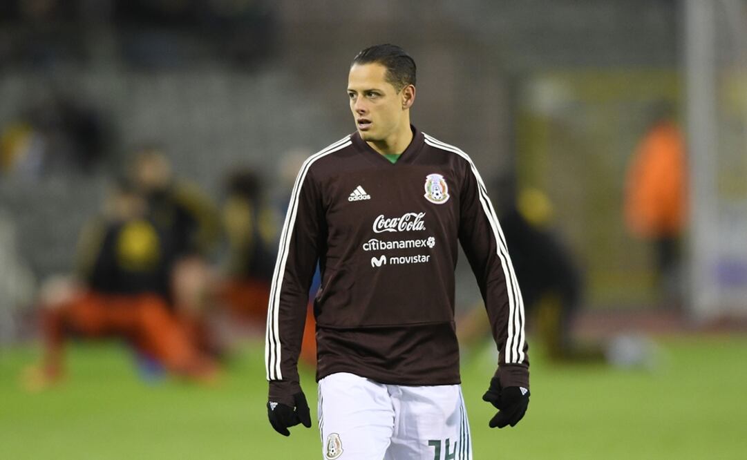 Imago7. Javier Hernández con la Selección Mexicana