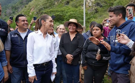 Sheinbaum visita Querétaro e Hidalgo, estados afectados por lluvias; "nos comprometimos a ayudar a todos", afirma