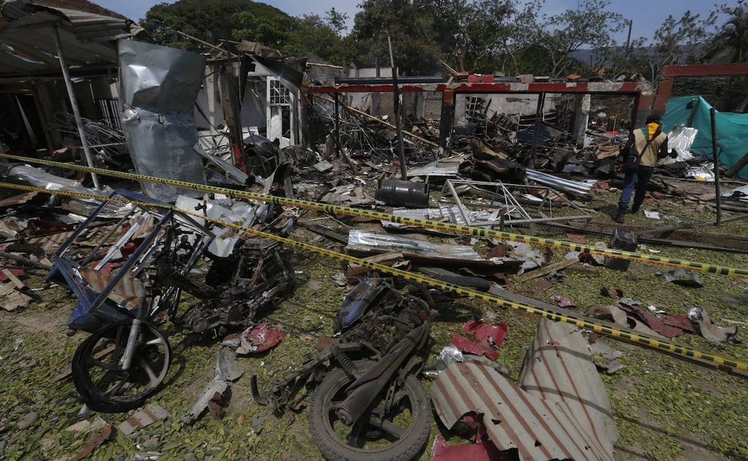 Un ataque con explosivos fue perpetrado el miércoles contra una estación policial de la localidad de Timba, en el convulso departamento del Cauca. Foto: EFE