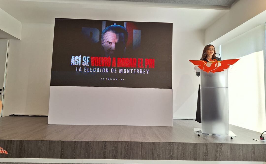 Movimiento Ciudadano acusa al PRI de fraude electoral en Monterrey en documental presentado en CDMX. Foto: Doris Carmona