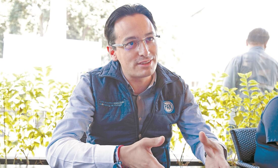 Andrés Atayde, presidente del PAN local, dijo que cumplirá n con los co mpro misos de campaña. Foto: ARCHIVO EL UNIVERSAL