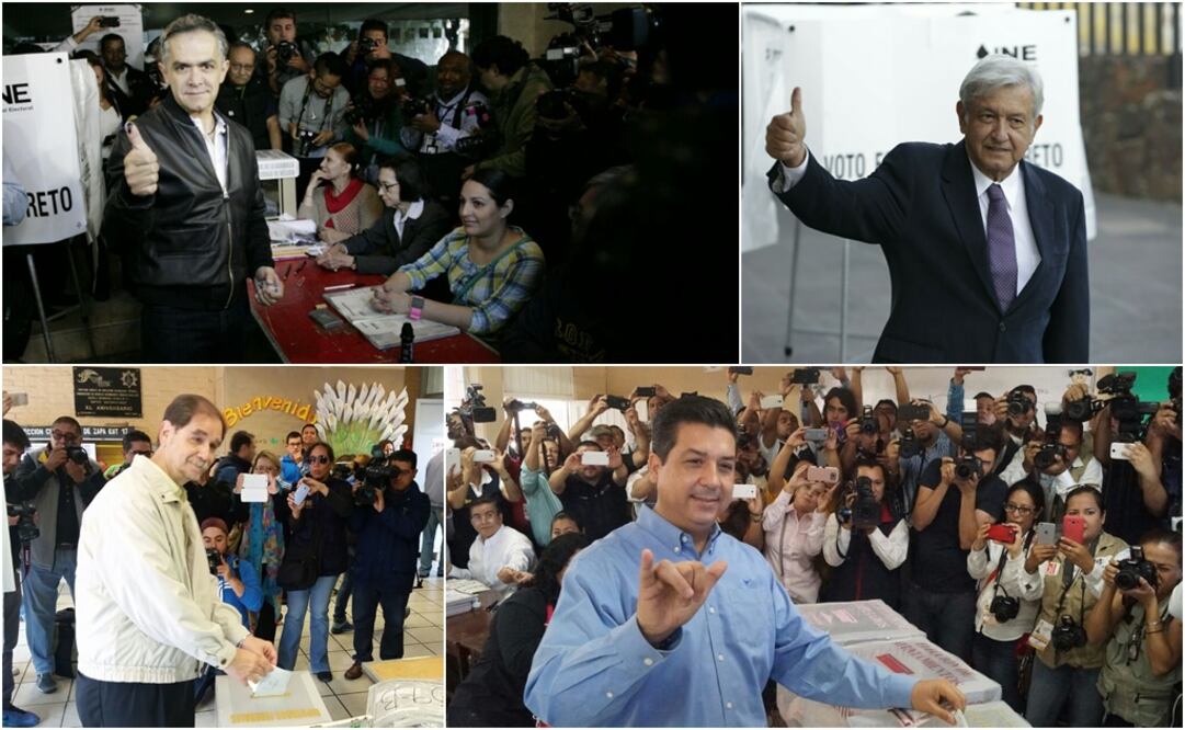 Galería. Políticos acuden a emitir su voto