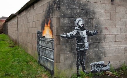 Aparece un Banksy en un garage de Gales