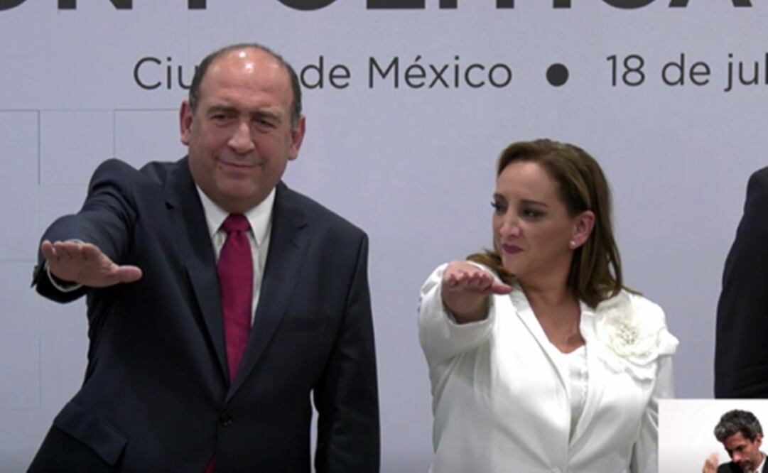 Captura de pantalla de la transmisión del PRI en Twitter