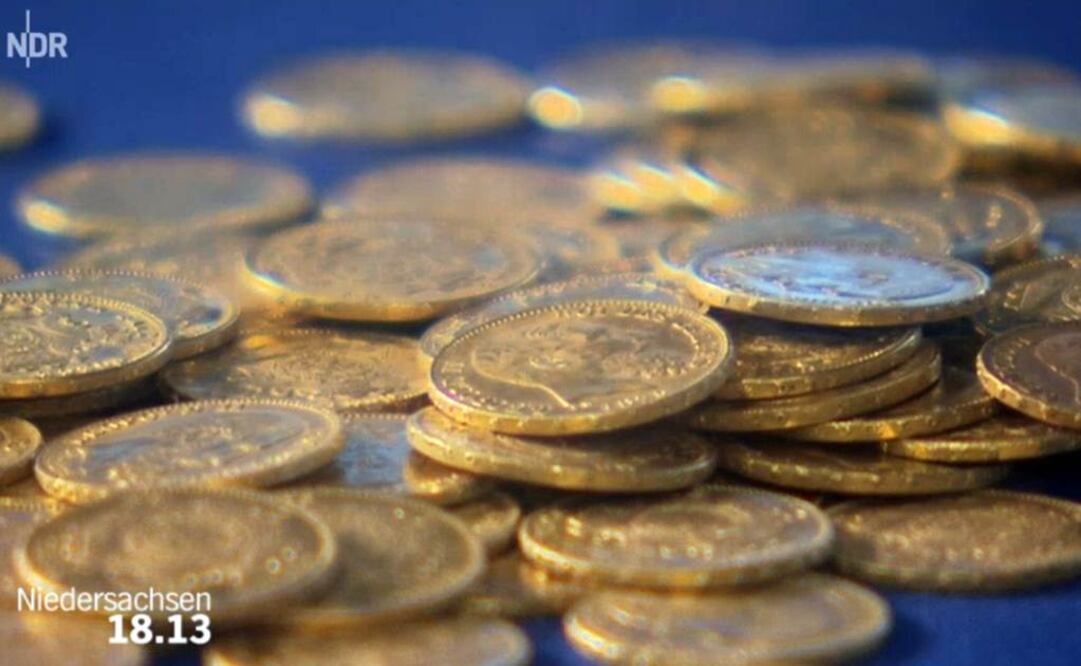 Este tesoro nazi tiene un valor aproximado de 4 mil 926 dólares. (FOTO: Tomada de NDR Fernsehen)