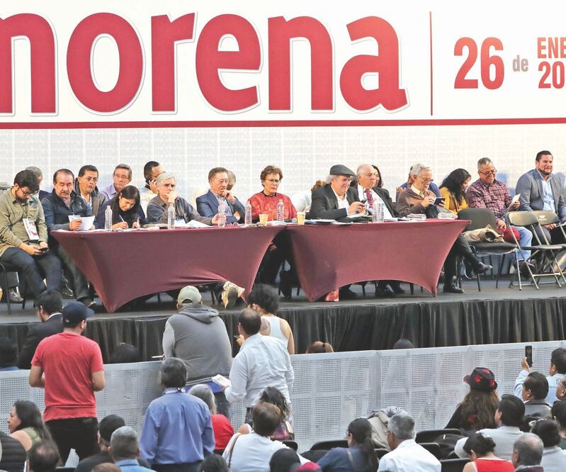 El encuentro, al que sólo fueron mil 310 congresistas, fue conducido por Bertha Luján, presidenta del Consejo Nacional del partido. FOTO: IVÁN STEPHENS. EL UNIVERSAL