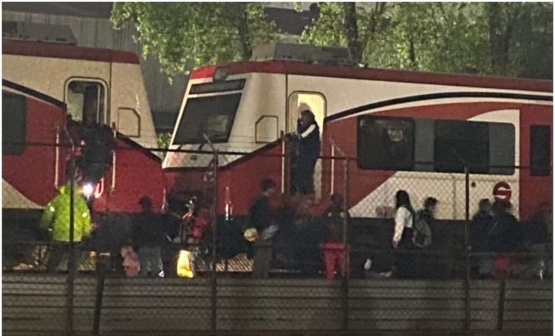 Falla eléctrica en Tren Suburbano causa suspensión del servicio; desalojan a decenas de usuarios. Foto: Especial