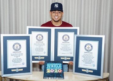 Ozuna entra al libro de los Récords Mundiales Guinness