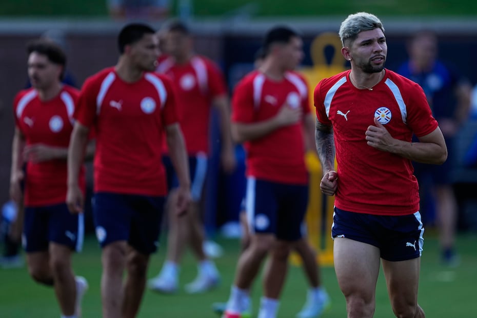 Selección de Paraguay en entrenamiento, durante el Mundial de 2026 - Foto: AP