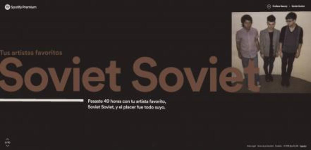 Spotify crea playlist con tus canciones más escuchadas del 2018