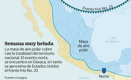 Azotan las bajas temperaturas a gran parte del país