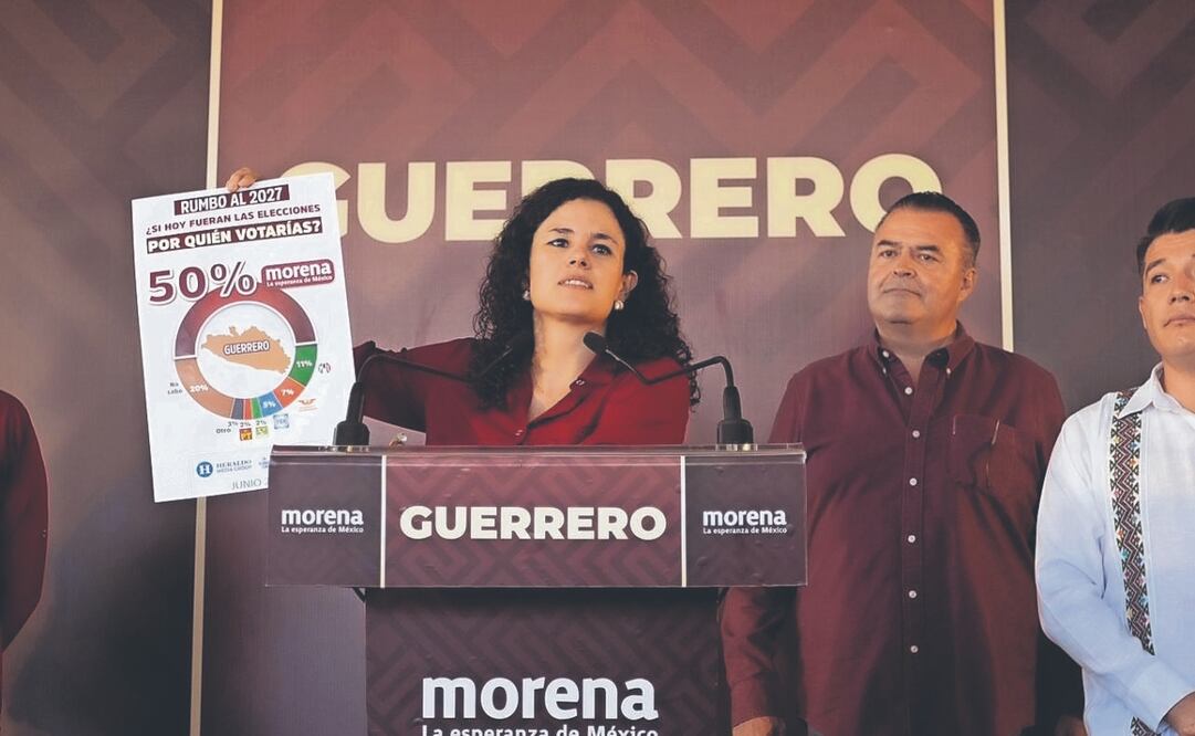 Luisa María Alcalde dijo que se deben defender los proyectos que priorizan el bienestar del pueblo ante el avance de la derecha a nivel mundial. Foto Especial