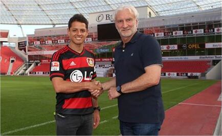 Oficial. "Chicharito", con Bayer Leverkusen hasta 2018 