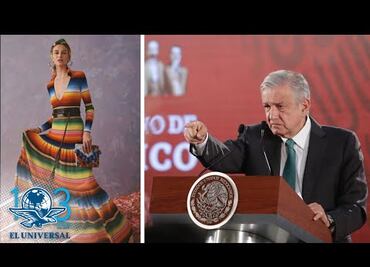 Una constante, que plagien diseños de culturas indígenas: AMLO