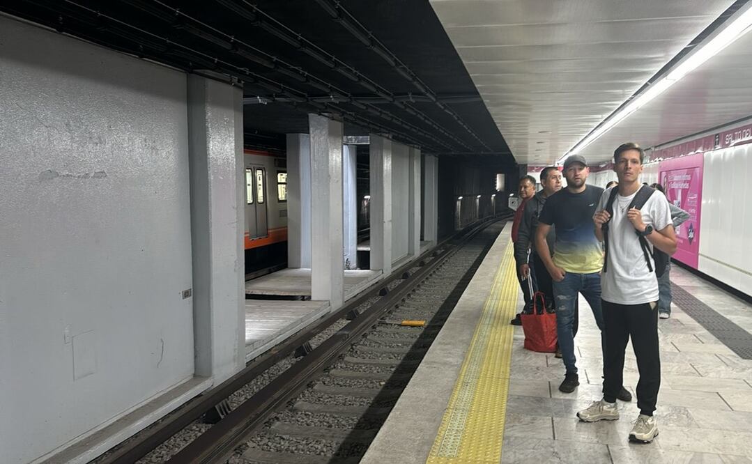 Las obras de modernización de la línea rosa iniciaron en julio del 2022. Foto: @MetroCDMX