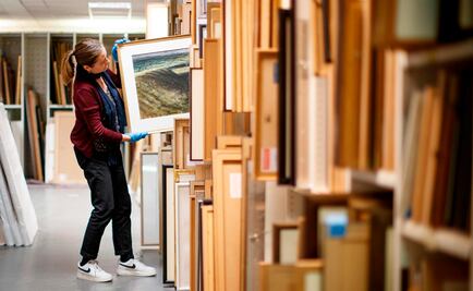 El almacén que guarda el "poder blando" del arte británico