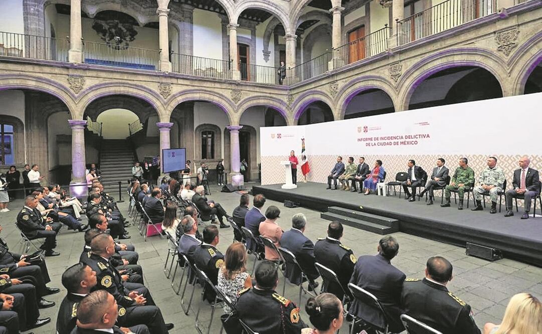 El Gobierno de la Ciudad de México presentó el Informe de Evaluación de Incidencia Delictiva, donde destaca el avance en el combate a la inseguridad, Foto: Especial