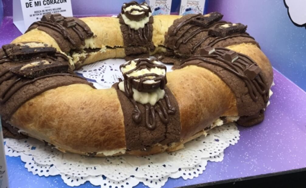 Conoce la rosca de reyes de huevo de chocolate