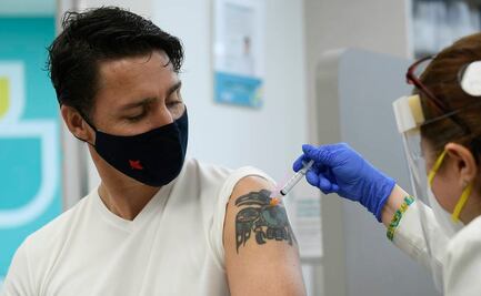 Primer ministro de Canadá, Justin Trudeau, recibe segunda vacuna contra Covid-19