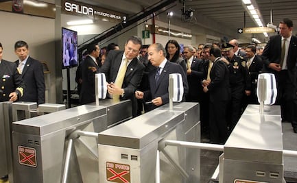 "Con mucha adrenalina": Así inauguraron Ebrard, Calderón y Mancera la Línea 12 del Metro en 2012