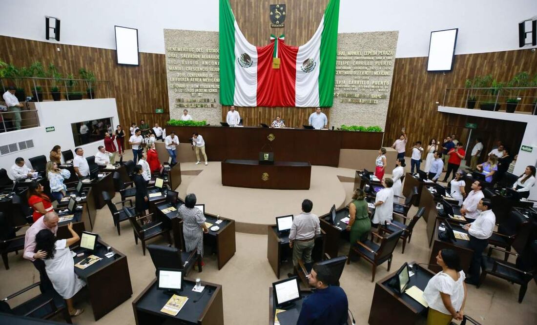 Congreso de Yucatán no logra votos para consumar la despenalización del aborto (13/08/2025). Foto: Especial