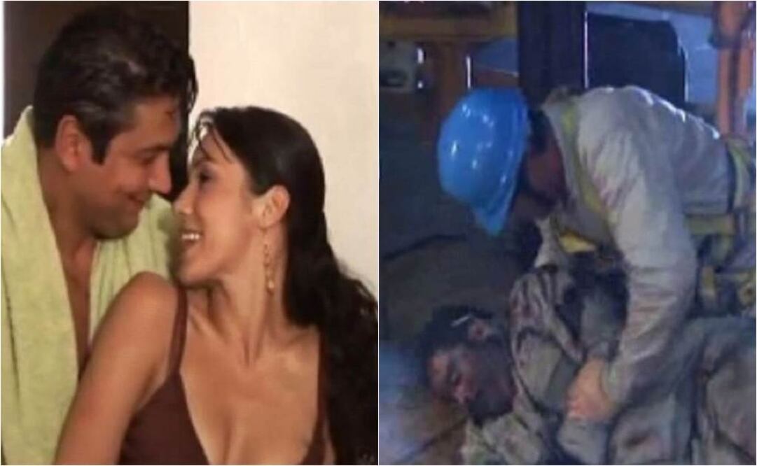 Aspecto de dos escenas de los videos