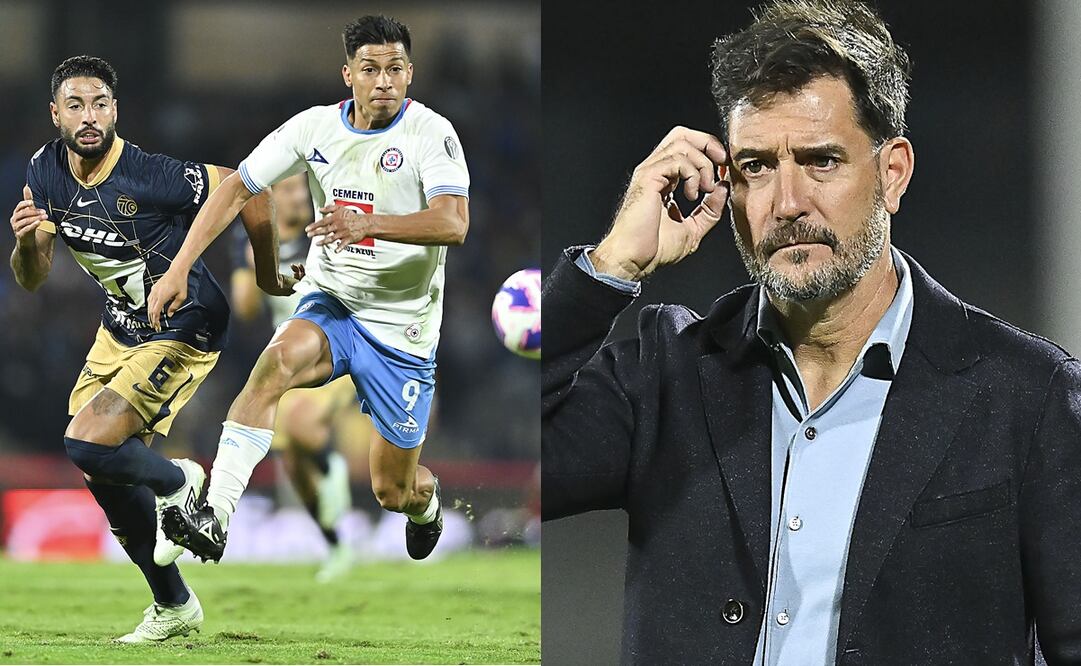 Gustavo Lema durante el partido entre Pumas y Cruz Azul del Apertura 2024 - Fotos: Imago7