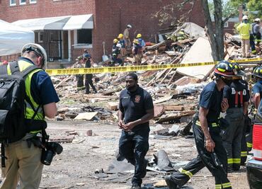 Explosión de gas en Baltimore deja un muerto, 5 heridos y 3 casas destruidas