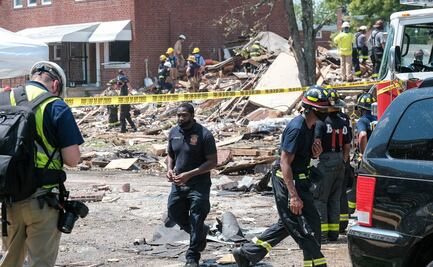 Explosión de gas en Baltimore deja un muerto, 5 heridos y 3 casas destruidas
