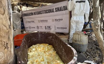 Marina localiza y neutraliza narcolaboratorio en Sinaloa; sería de “Los Chapitos”